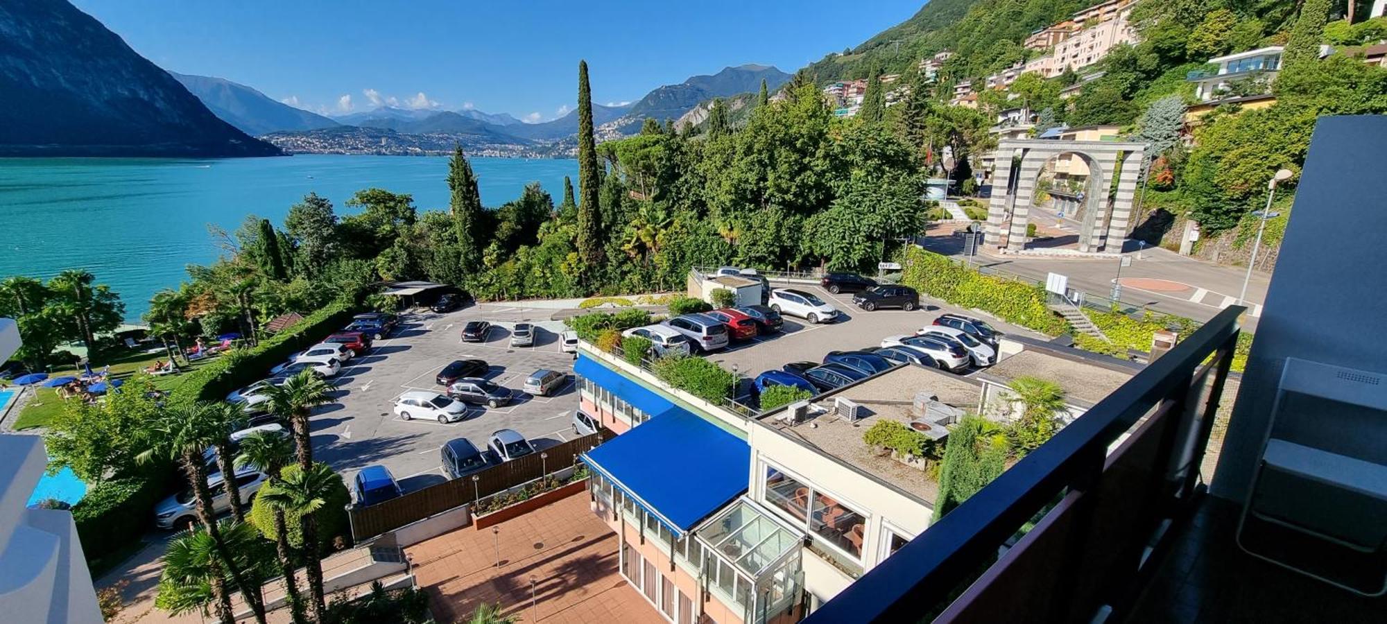 Bianca Apartment Bissone Luaran gambar